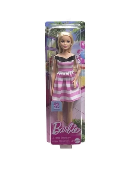 BARBIE 65.YIL ÖZEL PEMBE ELBİSELİ BEBEK DHL