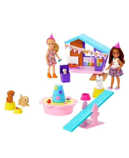 BARBIE CHELSEA KÖPEKÇİĞİN DOĞUM GÜNÜ OYUN SETİ DHL