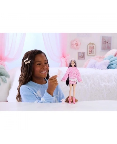 BARBIE CUTIE REVEAL SERİSİ PEMBE KUZU DHL