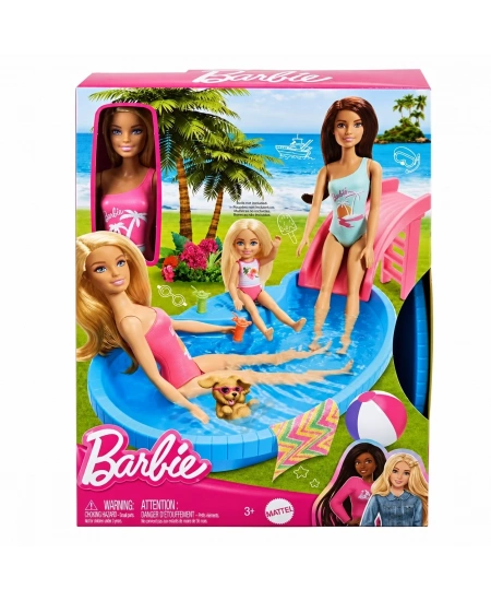 BARBIE HAVUZ OYUN SETİ DHL