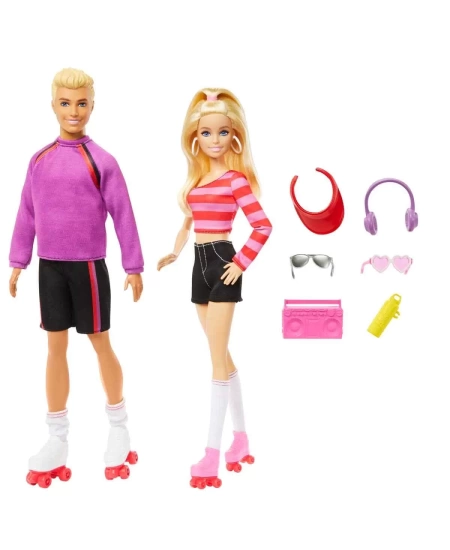 BARBIE & KEN 65. YIL 2Lİ PARTİ BEBEKLERİ DHL