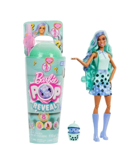 BARBIE POP REVEAL BUBBLE TEA SERİSİ GREEN TEA DHL