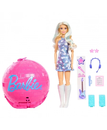 BARBIE ROLL & REVEAL POP YILDIZI BEBEK VE AKSESUAR