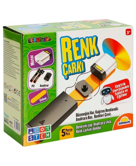 BİLİM SET RENK ÇARKI DENEYİ