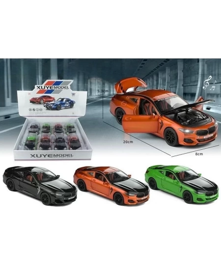 BMW 1/24 ÇEKBIRAK IŞIKLI MÜZİKLİ