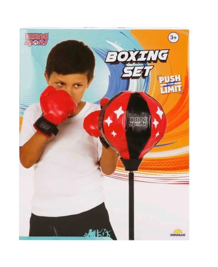 BOKS ANTREMAN SET AYAKLI TOP / ELDİVEN