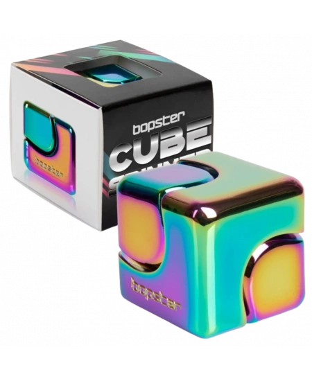 BOPSTER FIDGET CUBE SPINNER MULTICOLOURED