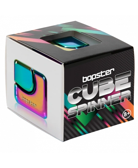 BOPSTER FIDGET CUBE SPINNER MULTICOLOURED