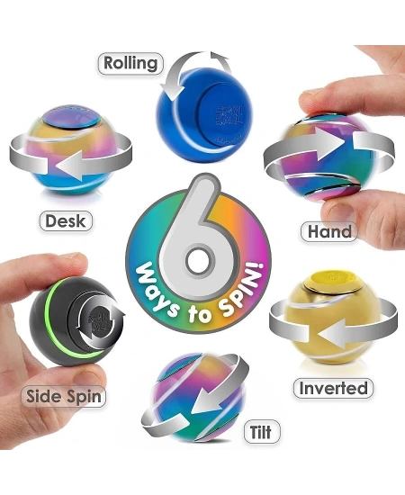 BOPSTER SPIN BALL SPINNER GLOW IN THE DARK