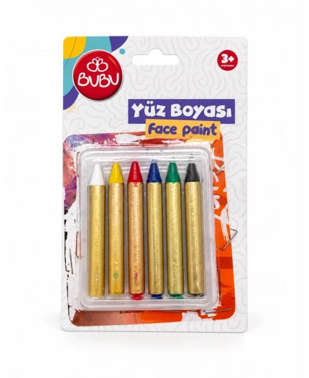 BUBU YÜZ BOYASI 6 RENK