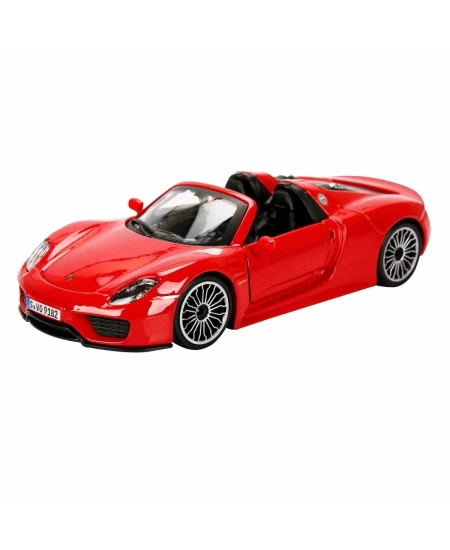 BURAGO 1/24 (A) PORSCHE 918 SPYDER KIRMIZI