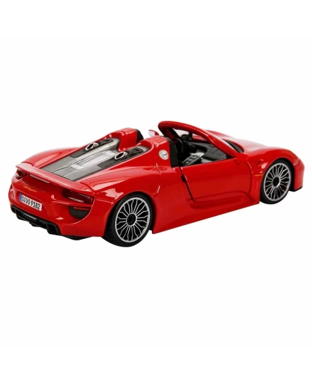 BURAGO 1/24 (A) PORSCHE 918 SPYDER KIRMIZI