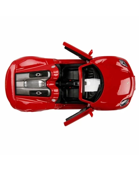 BURAGO 1/24 (A) PORSCHE 918 SPYDER KIRMIZI