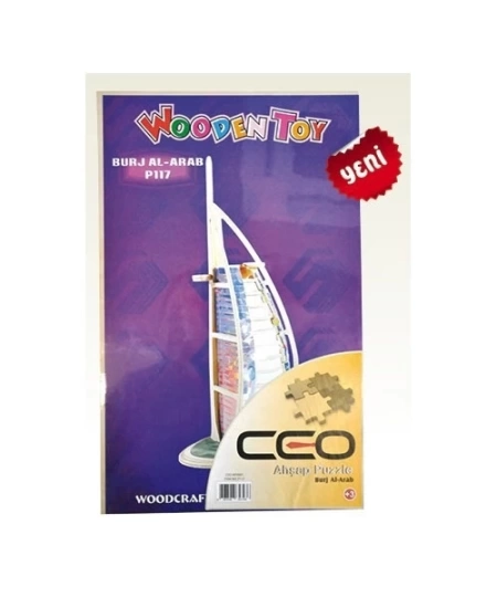 CEO 3D AHŞAP PUZZLE BURJ-AL-ARABA