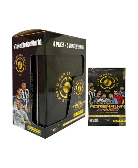 CLUB WORLD CUP 25 TRADING CARD TIN BOX