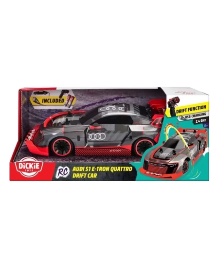 DICKIE RC AUDI S1 E-TRON QUATTRO DRIFT CAR RTR