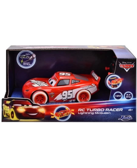 DICKIE RC CARS GLOW RACERS LIGHT MCOUEEN 1:24