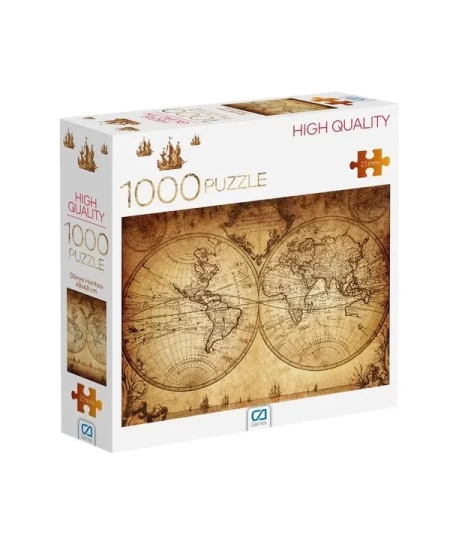 DÜNYA HARİTASI 1000 PARÇA PUZZLE