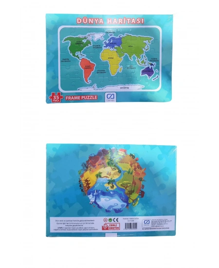 DÜNYA HARİTASI PUZZLE