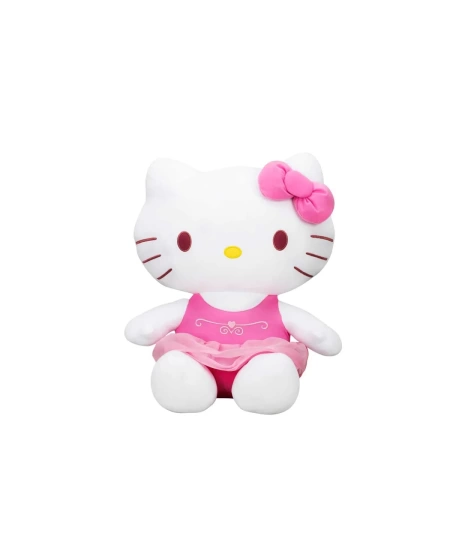 ELBİSELİ KURDELELİ HELLO KITTY PELUŞ