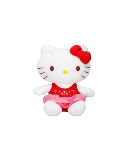 ELBİSELİ KURDELELİ HELLO KITTY PELUŞ