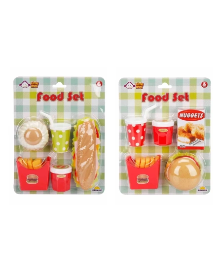 FOOD SET MENÜ HAMBURGER AND SANDWICH