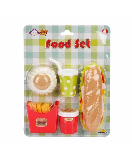 FOOD SET MENÜ HAMBURGER AND SANDWICH