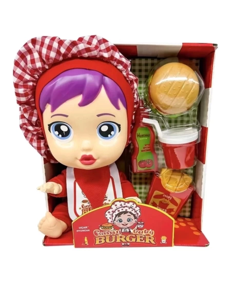FUNNY BABY HAMBURGER