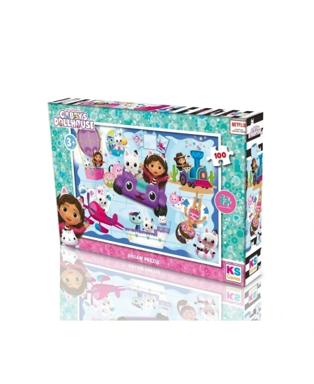 GABBY S DOLLHOUSE PUZZLE 100 PARÇA