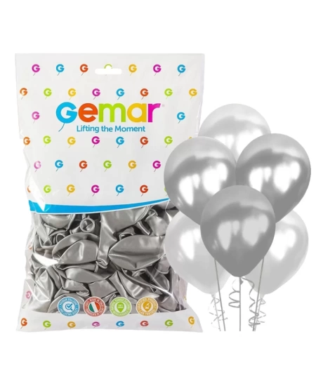 GEMAR METALİK GÜMÜŞ BALON