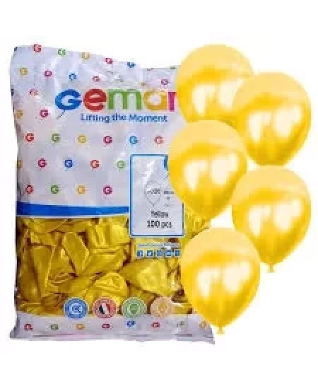 GEMAR METALİK SARI BALON