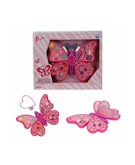 GÜZELLÜK SET MAKYAJ KELEBEK ŞEKİLLİ 4 KATMANLI AYN