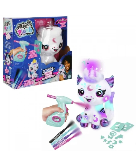 HOBİ SET AIRBRUSH PELUŞ COSMIC UNICORN IŞIKLI