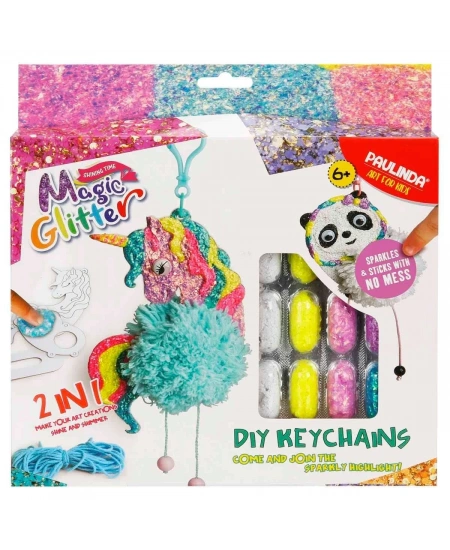 HOBİ SET MAGIC GLITTER 2IN1 DIY KEYHAINS