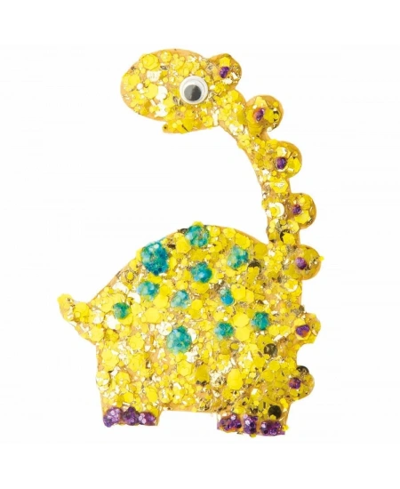 HOBİ SET MAGIC GLITTER CUTE DINO 12X5ML.