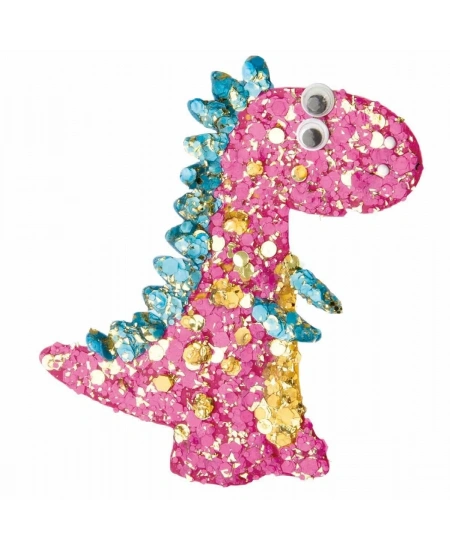 HOBİ SET MAGIC GLITTER CUTE DINO 12X5ML.