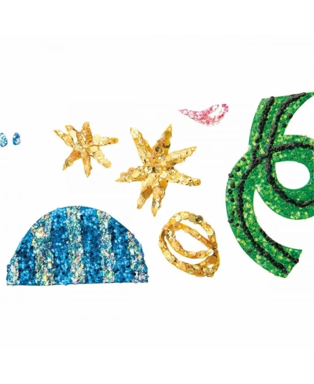 HOBİ SET MAGIC GLITTER CUTE DINO 12X5ML.