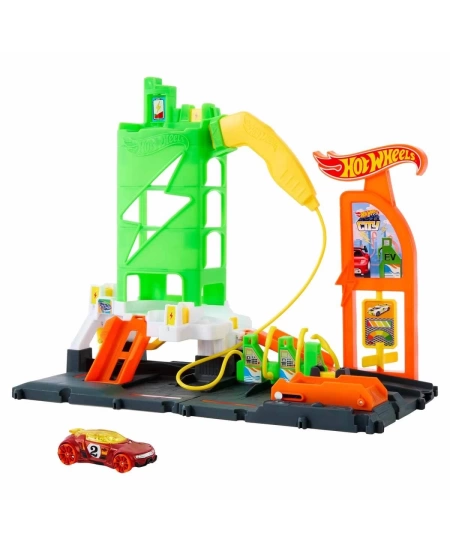 HOT WHEELS ELEKTRİKLİ ARAÇ ŞARJ İSTASYONU DHL