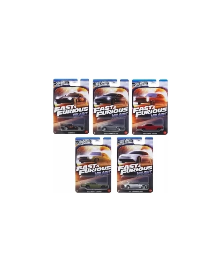 HOT WHEELS FAST & FURIOUS TEMALI ARABALAR 5 Lİ SET