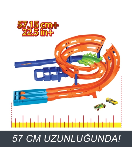 HOT WHEELS İKİLİ YARIŞ VE AKROBASİ PİSTİ DHL