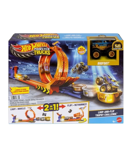 HOT WHEELS MONSTER TRUCKS DÖNGÜ VE TAKLA OYUN PARK