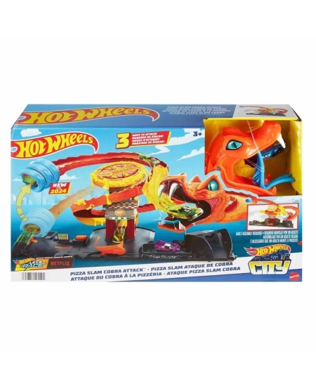 HOT WHEELS PİZZA DÜKKANINDA KOBRA MACERASI OYUN DH