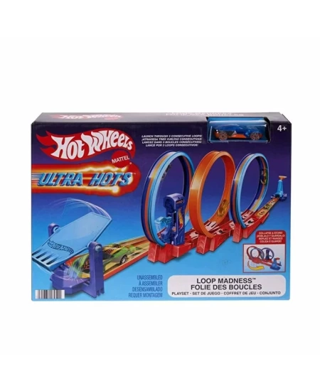 HOT WHEELS ULTRA HOTS ÇILGIN ÇEMBER YARIŞI SETİ DH