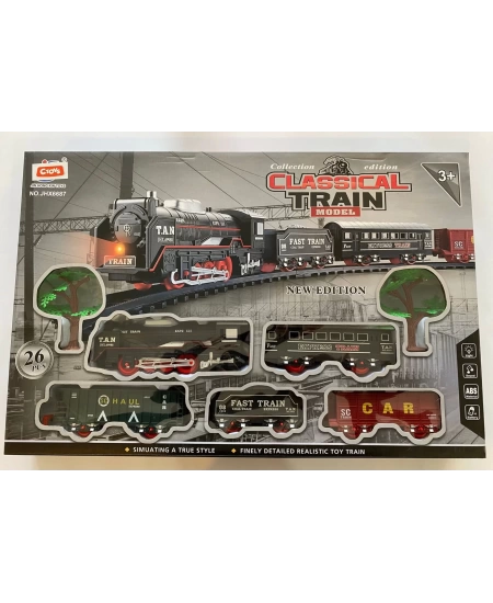 IŞIKLI SESLİ TREN SETİ 26 PARÇA