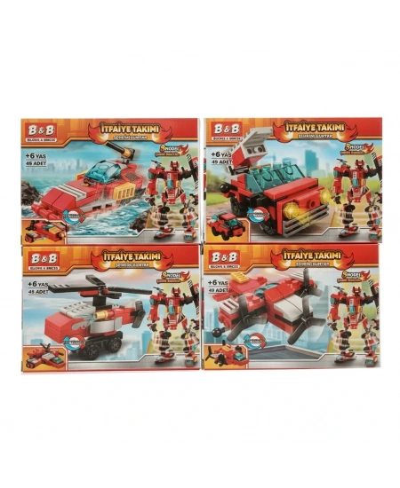 İTFAİYE TAKIMI 8 MODEL LEGO