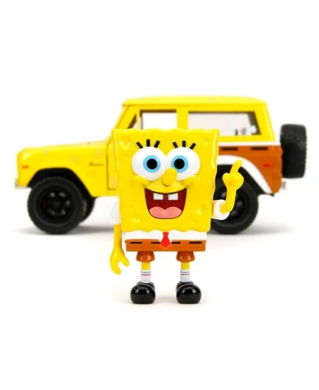 JADA 1/24 SPONGE BOB 1973 FORD BRONCO