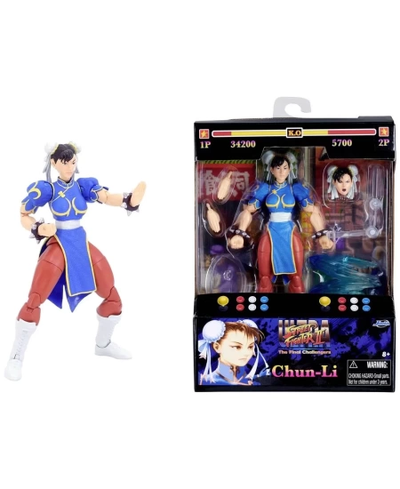 JADA STREET FIGHTER 2 CHUNLI 6 FIGURE