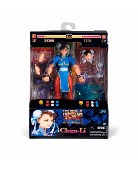JADA STREET FIGHTER 2 CHUNLI 6 FIGURE