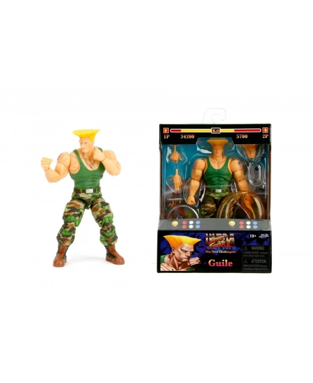 JADA STREET FIGHTER II GUILE 6 FIGURE