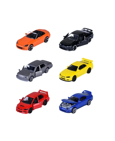 JDM LEGENDS PREMIUM CARS 6 ASST